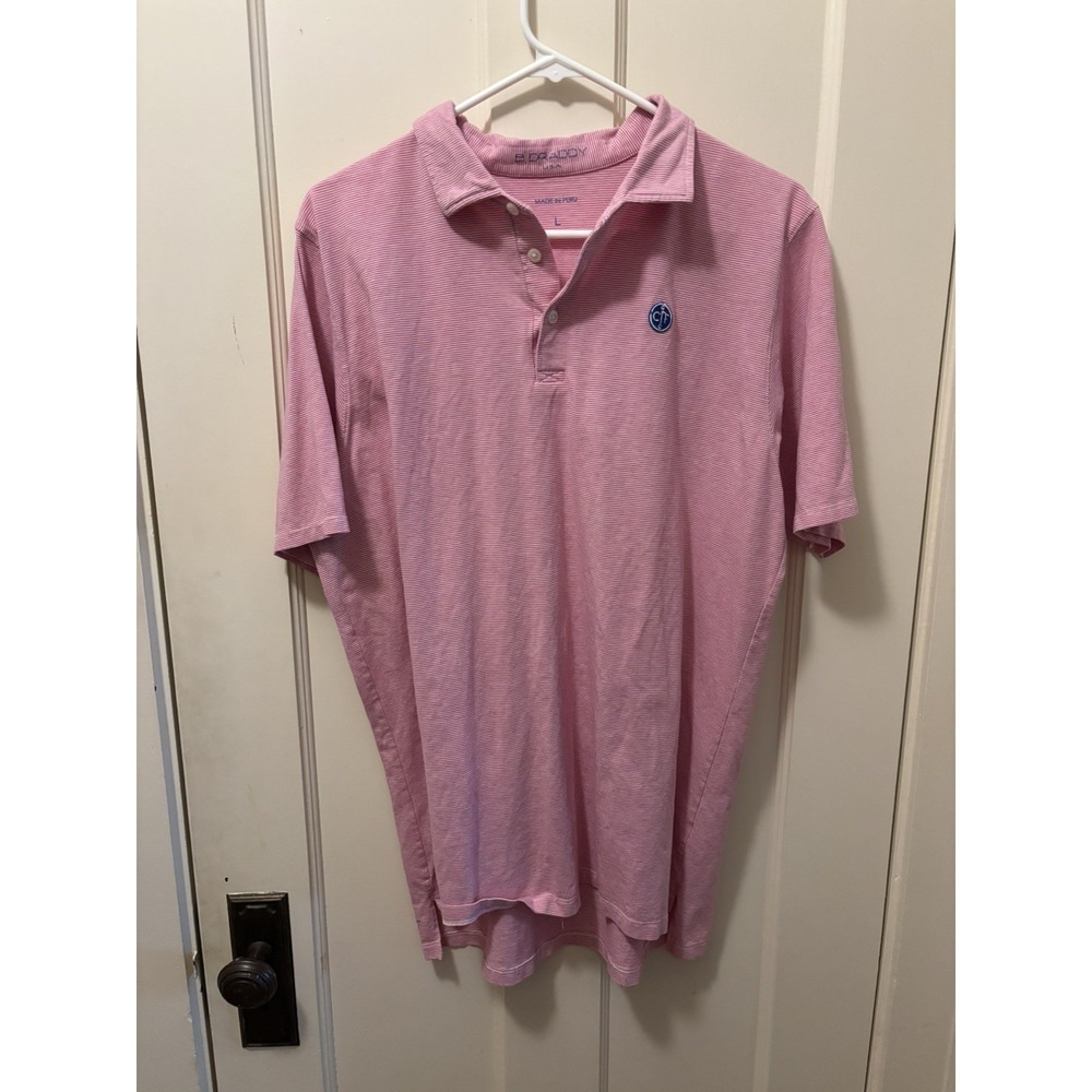 B Draddy Men's Large Golf‎ Polo With Logo